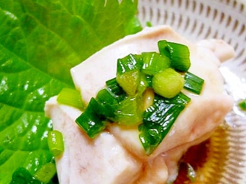 フグにも負けない美味しさ~鯛の白子ポン酢~